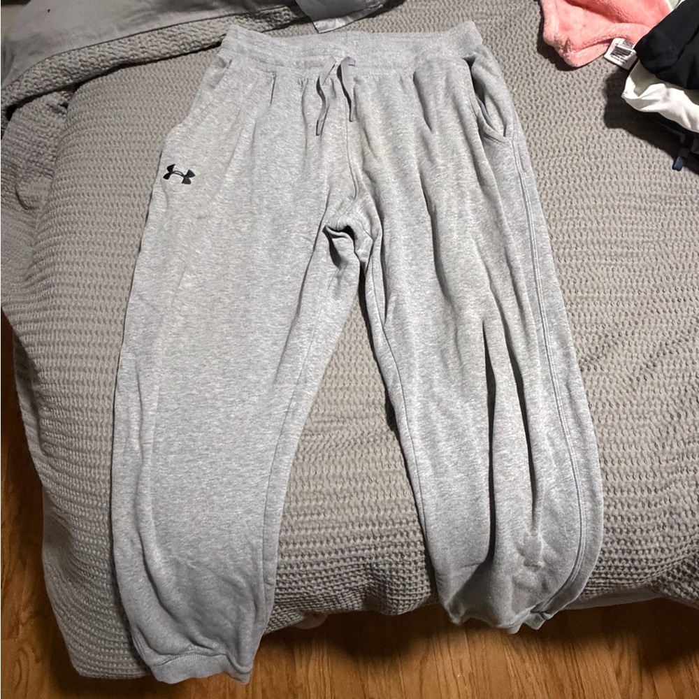 Under Armour Heather Gray Sweatpants